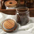 customized eco-friendly wide mouth glass jar for candy  storage jar containers for kitchen
